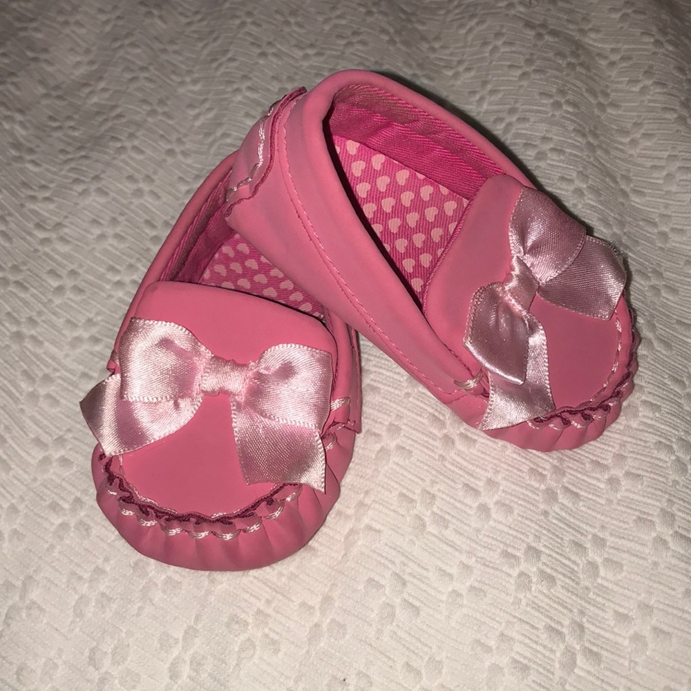 Pink Baby Girl Moccasins